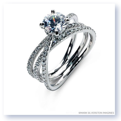 Ladies 18K White Gold Old European Cut Diamond Engagement Ring | European  cut diamond engagement ring, Diamond cuts, White gold diamond engagement